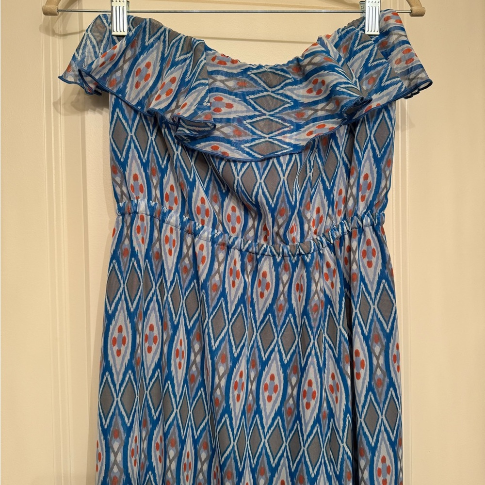 Tulle strapless maxi dress, size small, excellent condition
